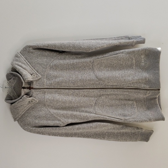 Burton Minx DryRide full zip fleece hooded jacket gray size small - Picture 2 of 13